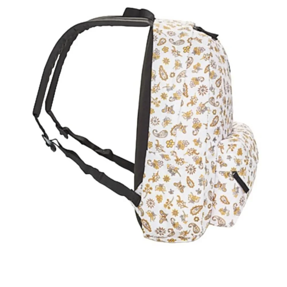 VANS Old Skool H20 Backpack Unisex Beige Polyester Laptop Sleeve Zip VN0A5I13CDM
